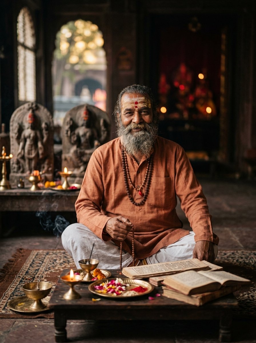Niranjan Shastri Ji — Renowned Tantrik and Astrologer at Kamakhya